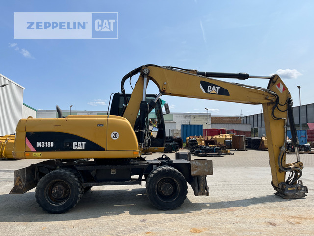 Escavadeira de rodas Cat M318D: foto 7