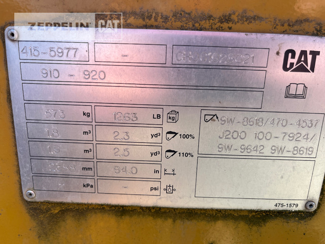 Cat Schaufel Cat 918M - Balde para carregadeiras por Máquina de construção: foto 4 Cat Schaufel Cat 918M - Balde para carregadeiras por Máquina de construção: foto 4