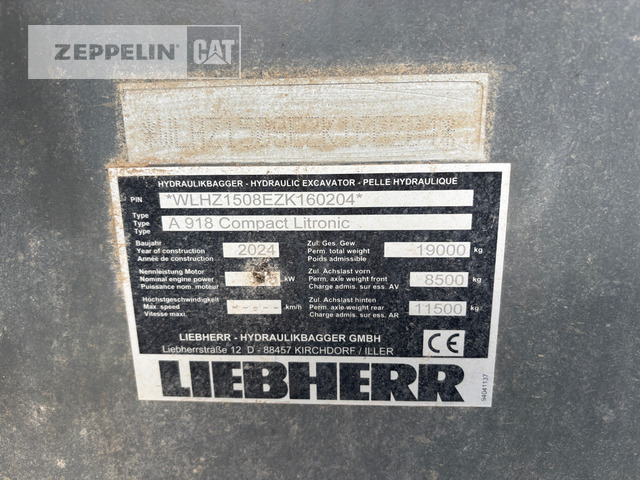 Liebherr A918 - Escavadeira de rodas: foto 2 Liebherr A918 - Escavadeira de rodas: foto 2