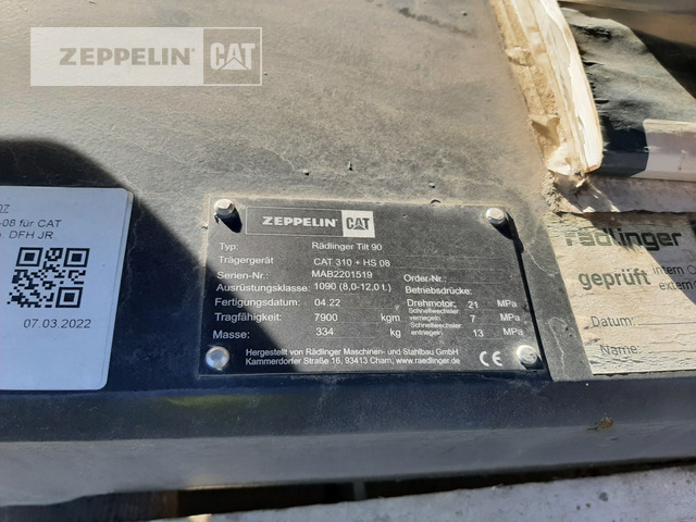 Raedlinger Schwenkmotor HS08 - Acoplamento rápido por Máquina de construção: foto 5 Raedlinger Schwenkmotor HS08 - Acoplamento rápido por Máquina de construção: foto 5