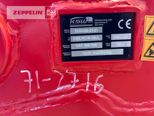 Sonstiges MS08, CAT 308-309-31 - Acoplamento rápido por Máquina de construção: foto 3 Sonstiges MS08, CAT 308-309-31 - Acoplamento rápido por Máquina de construção: foto 3