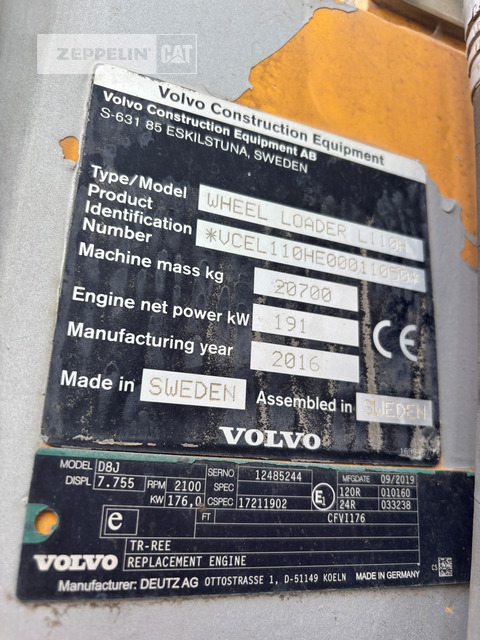 Volvo L110H - Pá carregadora de rodas: foto 5 Volvo L110H - Pá carregadora de rodas: foto 5