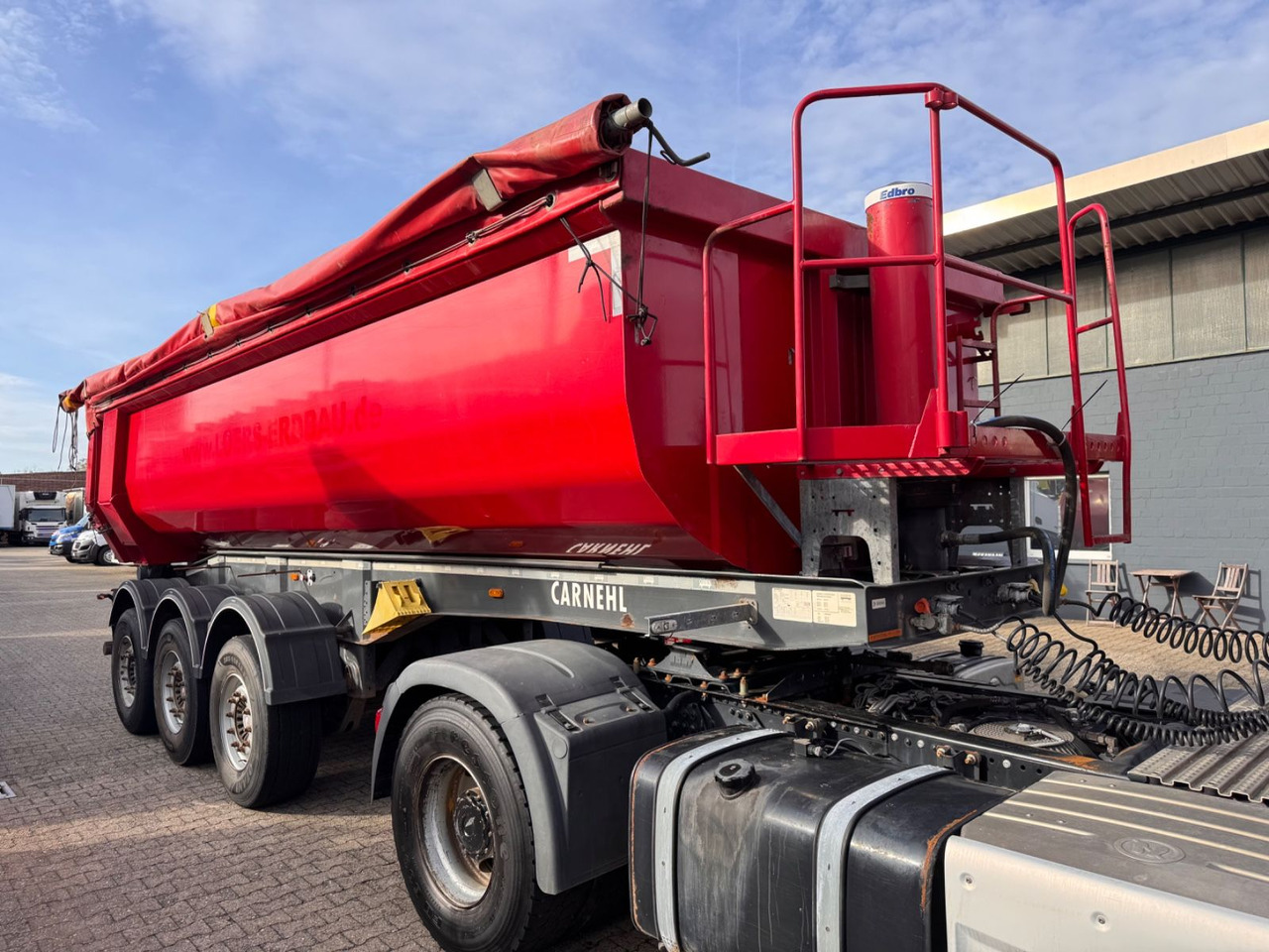 Carnehl CHKS /HH 24m³ HARDOX Stahlmulde Liftachse - Semi-reboque basculante: foto 5 Carnehl CHKS /HH 24m³ HARDOX Stahlmulde Liftachse - Semi-reboque basculante: foto 5