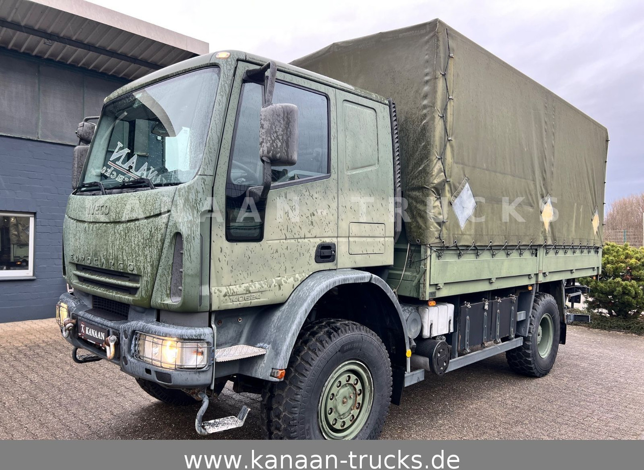 Iveco 140 E240 Eurocargo 4x4 Miltär Camper Expedition - Camião de lona: foto 2 Iveco 140 E240 Eurocargo 4x4 Miltär Camper Expedition - Camião de lona: foto 2