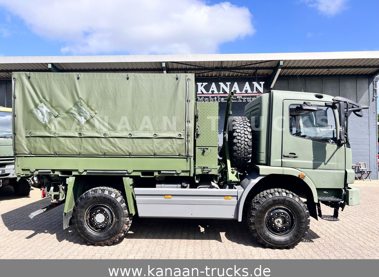 Mercedes-Benz 1018 Atego 4x4 Allrad Miltär Camper Expedition - Camião transportador de contêineres/ Caixa móvel: foto 3 Mercedes-Benz 1018 Atego 4x4 Allrad Miltär Camper Expedition - Camião transportador de contêineres/ Caixa móvel: foto 3