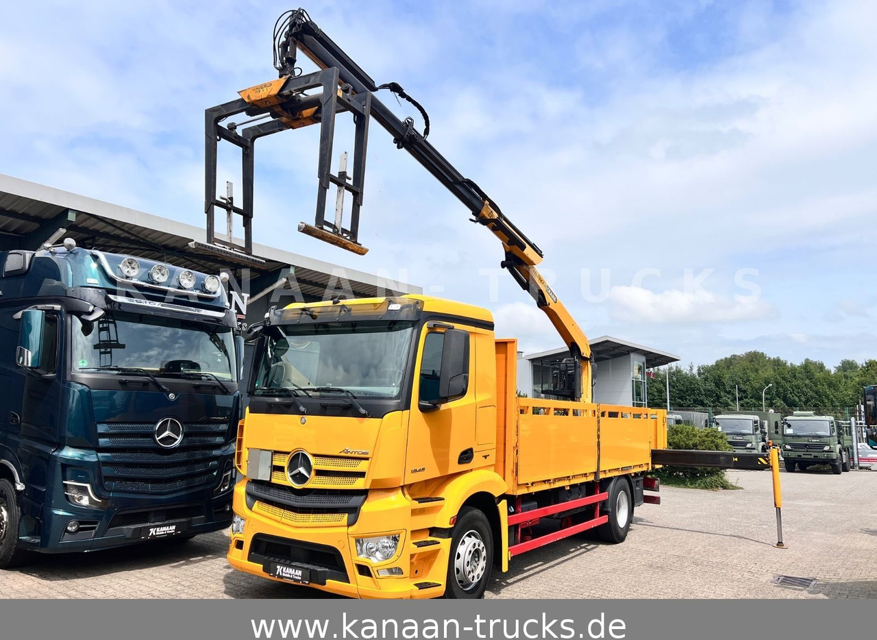 Mercedes-Benz 1845 Antos 4x2 Baustoffkran Palfinger 21001L - Camião grua: foto 3 Mercedes-Benz 1845 Antos 4x2 Baustoffkran Palfinger 21001L - Camião grua: foto 3