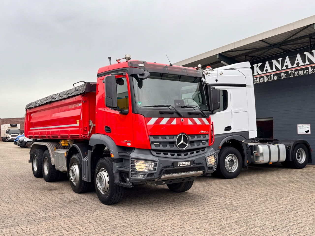 Mercedes-Benz 3246 K Arocs 8x4 Meiller Bordmatik - Camião basculante: foto 1 Mercedes-Benz 3246 K Arocs 8x4 Meiller Bordmatik - Camião basculante: foto 1