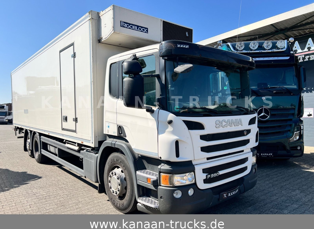 Scania P280 Kühlkoffer FRIGOBLOCK FK13 LBW E5 - Camião frigorífico: foto 1 Scania P280 Kühlkoffer FRIGOBLOCK FK13 LBW E5 - Camião frigorífico: foto 1