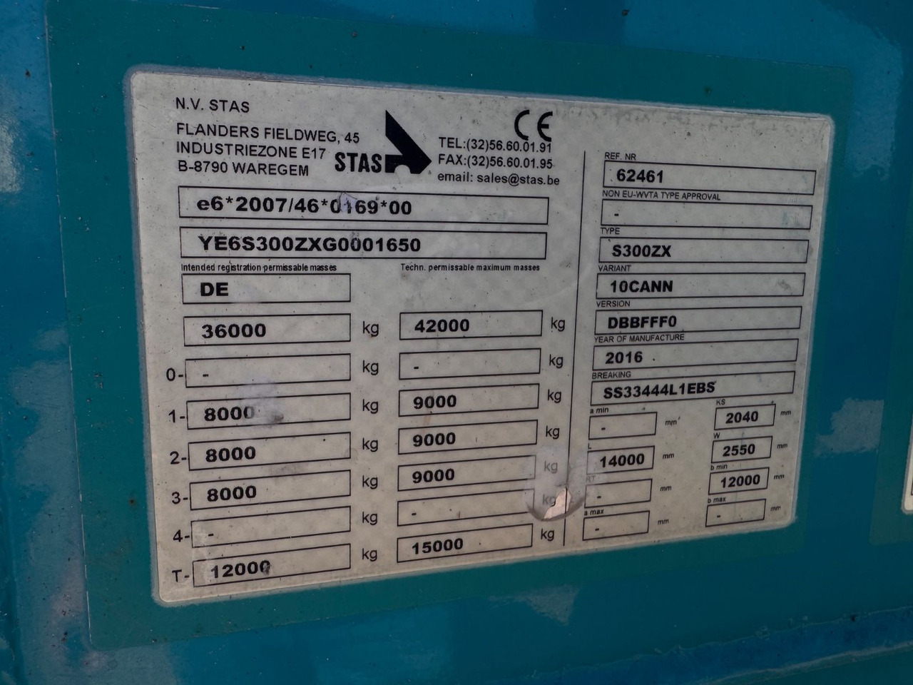 Leasing de Stas S 300 ZX Walkingfloor Schubboden 2 x Vorhanden Stas S 300 ZX Walkingfloor Schubboden 2 x Vorhanden: foto 21 Leasing de Stas S 300 ZX Walkingfloor Schubboden 2 x Vorhanden Stas S 300 ZX Walkingfloor Schubboden 2 x Vorhanden: foto 21