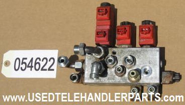 MERLO STEUERBLOCK SCHALTUNG/HANDBR. Nr. 054622 - Válvula hidráulica por Empilhador telescópico: foto 1 MERLO STEUERBLOCK SCHALTUNG/HANDBR. Nr. 054622 - Válvula hidráulica por Empilhador telescópico: foto 1